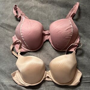 Bundle of 2 Body by Victoria bras. Size 36C